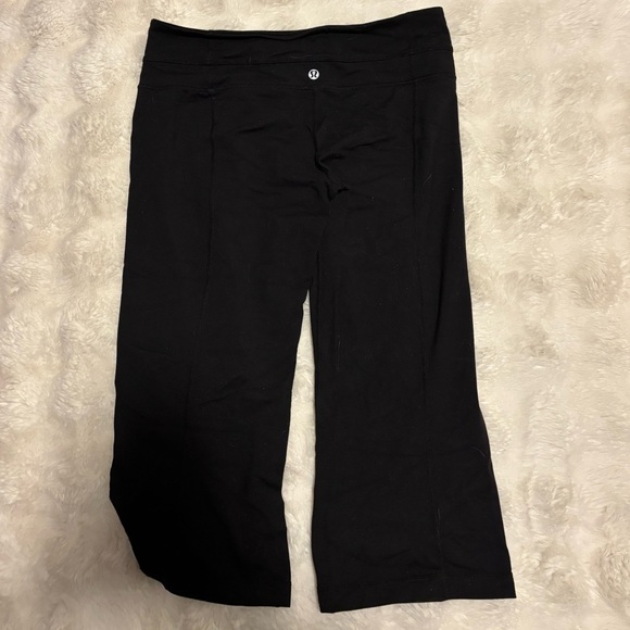 Lululemon Groove Crop Yoga Capris – Black – Size 8 - Picture 3 of 5